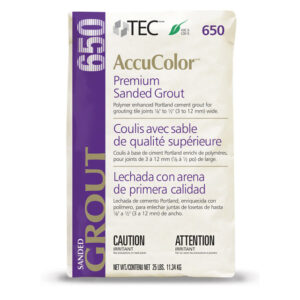 TEC Accu color premium sanded grout 25lb bag